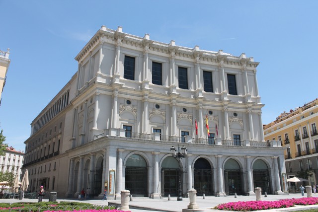 Imagen del Teatro Real Escenario de ópera de Madrid una de las sedes de los Pequeños Cantores de la Comunidad de Madrid