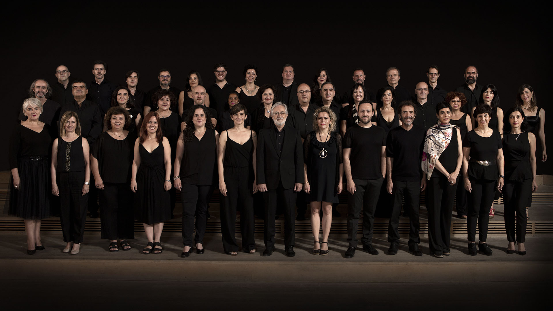 Foto de grupo del Coro de la Comunidad de Madrid